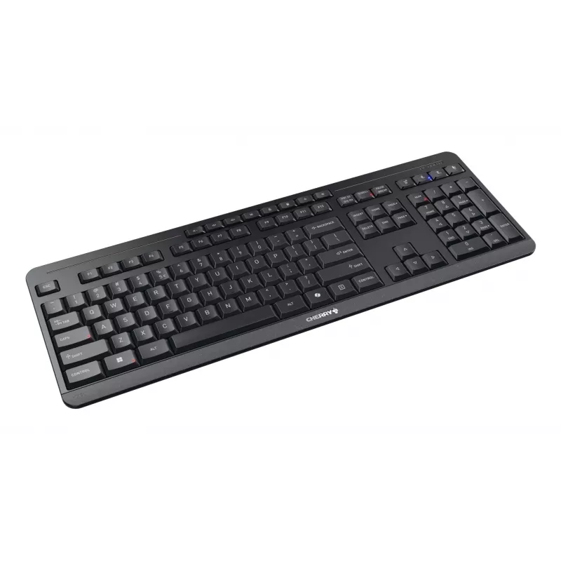 Keyboard Cherry Stream ultimate — Full-size USB, RF Wireless & Bluetooth, QWERTY English, LED backlight, Black