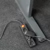 ACT Power strip with illuminated switch, 4 sockets, 2 m, black