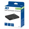 ACT USB 3.0 card reader AC6370 CF MMC MS Duo MicroSD SDHC Black
