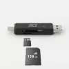 Card Reader ACT USB-C/USB-A 3.0 Black