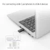 USB-A male to USB-C female adapter ACT AC7376 black