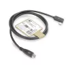 ACT USB 3.0 10Gbps 60W USB Type-C (straight) to USB Type-C (left/right angled) Cable, 0.5 meters