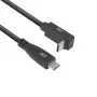 ACT USB 3.0 10Gbps 60W USB Type-C (straight) to USB Type-C (up/down angled) Cable, 1 meter