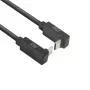 ACT USB 3.0 10Gbps 60W USB Type-C (up/down angled) to USB Type-C (up/down angled) Cable, 1 meter