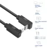 ACT USB 3.0 10Gbps 60W USB Type-C (up/down angled) to USB Type-C (up/down angled) Cable, 2 meter