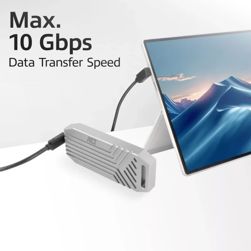 ACT USB 3.0 10Gbps 60W USB Type-C (up/down angled) to USB Type-C (up/down angled) Cable, 2 meter