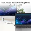 ACT USB 3.0 10Gbps 60W USB Type-C (left/right angled) to USB Type-C (up/down angled) Cable, 0.5 meters