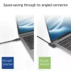 ACT USB 3.0 10Gbps 60W USB Type-C (left/right angled) to USB Type-C (up/down angled) Cable, 1 meter