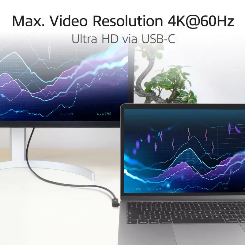 ACT USB 3.0 10Gbps 60W USB Type-C (left/right angled) to USB Type-C (up/down angled) Cable, 1 meter