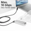 ACT USB 3.0 10Gbps 60W USB Type-C (left/right angled) to USB Type-C (up/down angled) Cable, 1 meter