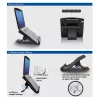 Laptop stand ACT AC8100 6 positions height adjustable 4-port hub