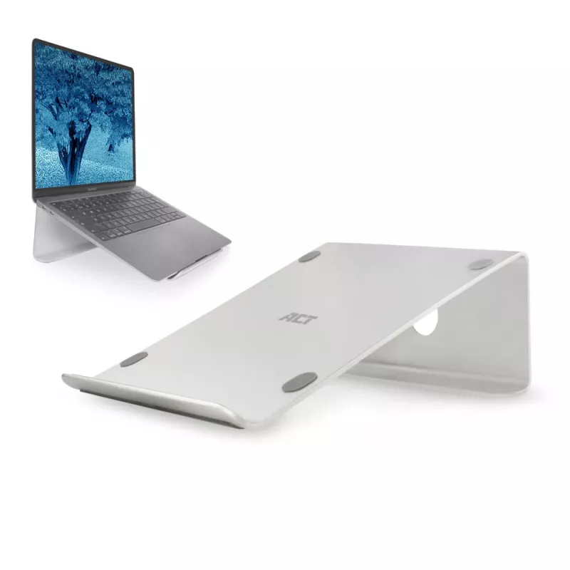 Laptop stand ACT AC8115 Aluminium Grey 190x260x90 mm