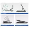 Laptop Stand ACT AC8145 5 Adjustable Height Positions Black