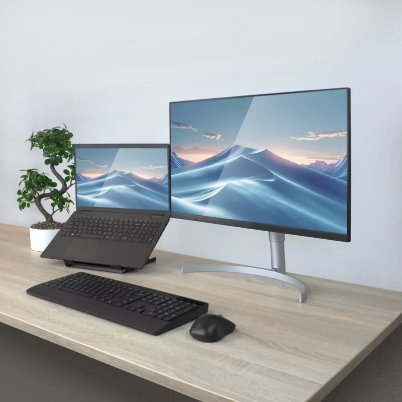 Laptop Stand ACT AC8145 5 Adjustable Height Positions Black
