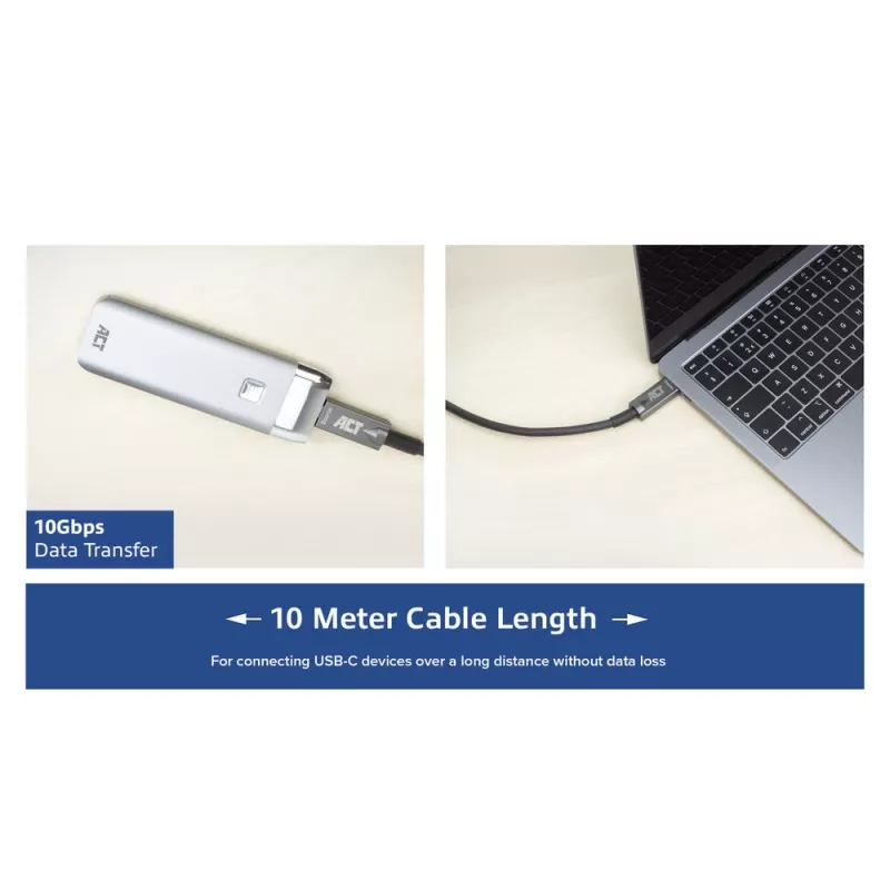 ACT USB-C 3.2 Gen2 Active Optical Cable (AOC) connection cable, 3m