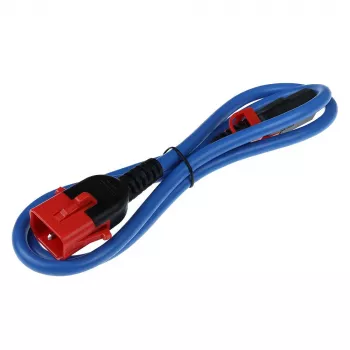 ACT Powercord C13 IEC Lock+ - C14 IEC Lock Dual Locking blue 1.5 m, PC3621