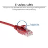 ACT Red 2 meter LSZH U/UTP CAT6 datacenter slimline patch cable snagless with RJ45 connectors