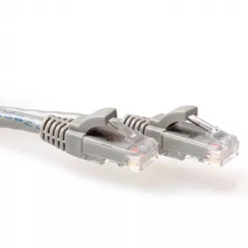 ACT Grey 0.5 meter U/UTP CAT6 patch cables nagless with RJ45 connectors