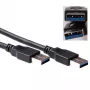 USB 3.0 A male - USB A male 5.00 m, ACT, SB0002