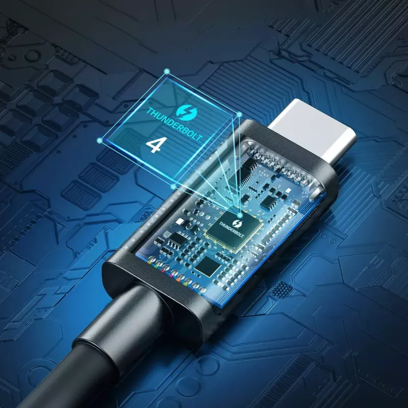 USB-C to USB-C Thunderbolt 4 cable CHOETECH — 40 Gbps, 100 W charging