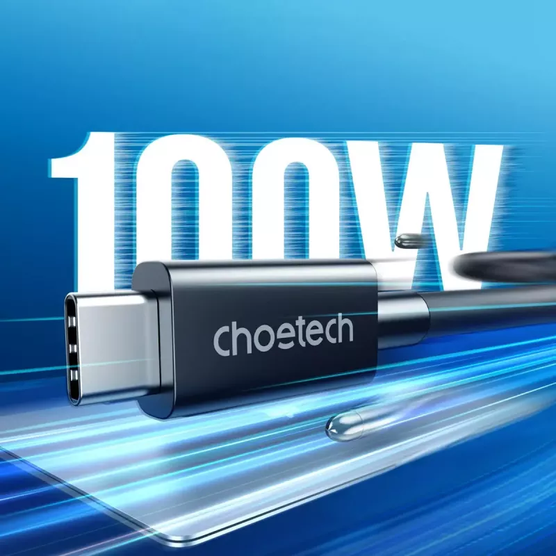 USB-C to USB-C Thunderbolt 4 cable CHOETECH — 40 Gbps, 100 W charging