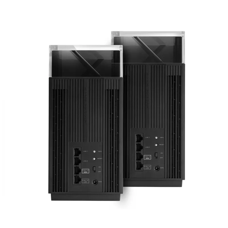 ASUS ZenWiFi Pro XT12(2-PK) Tri-band (2.4 GHz / 5 GHz / 5 GHz) Wi-Fi 6 (802.11ax) Black 4 Internal