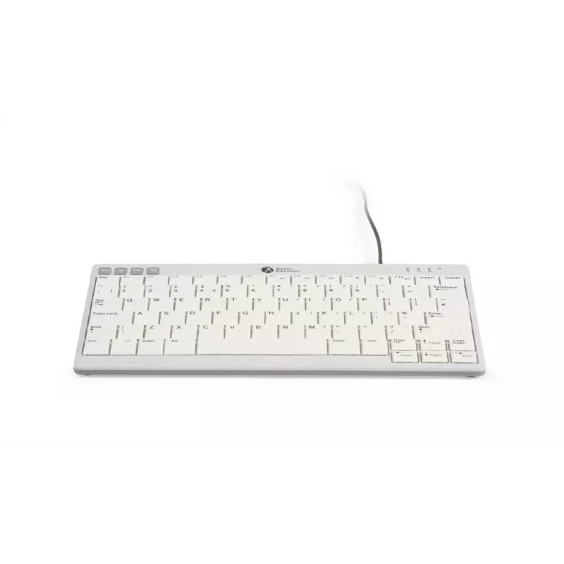 BakkerElkhuizen UltraBoard 950 V2 US Qwerty, Wired, USB, Scissor key switch, QWERTY, Dark Grey, Light grey