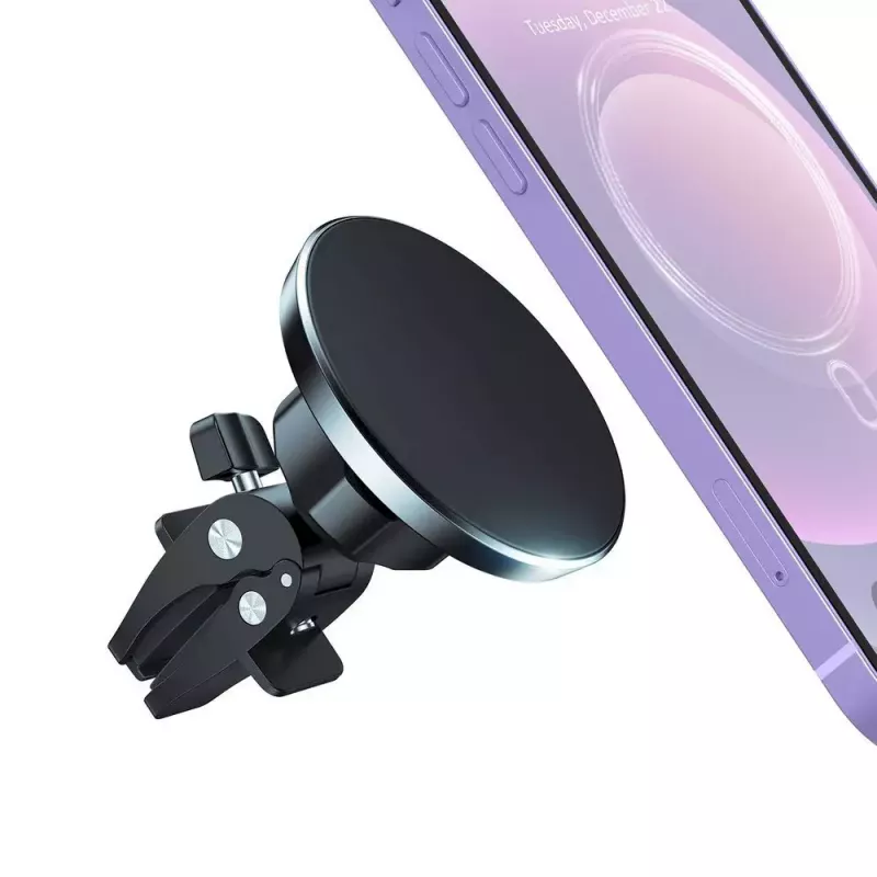 Magnetic Car Phone Holder CHOETECH for iPhone 12, dashboard/air vent compatible, compact mount