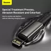 Cable Baseus Tungsten Gold 1 m Black Lightning to USB C
