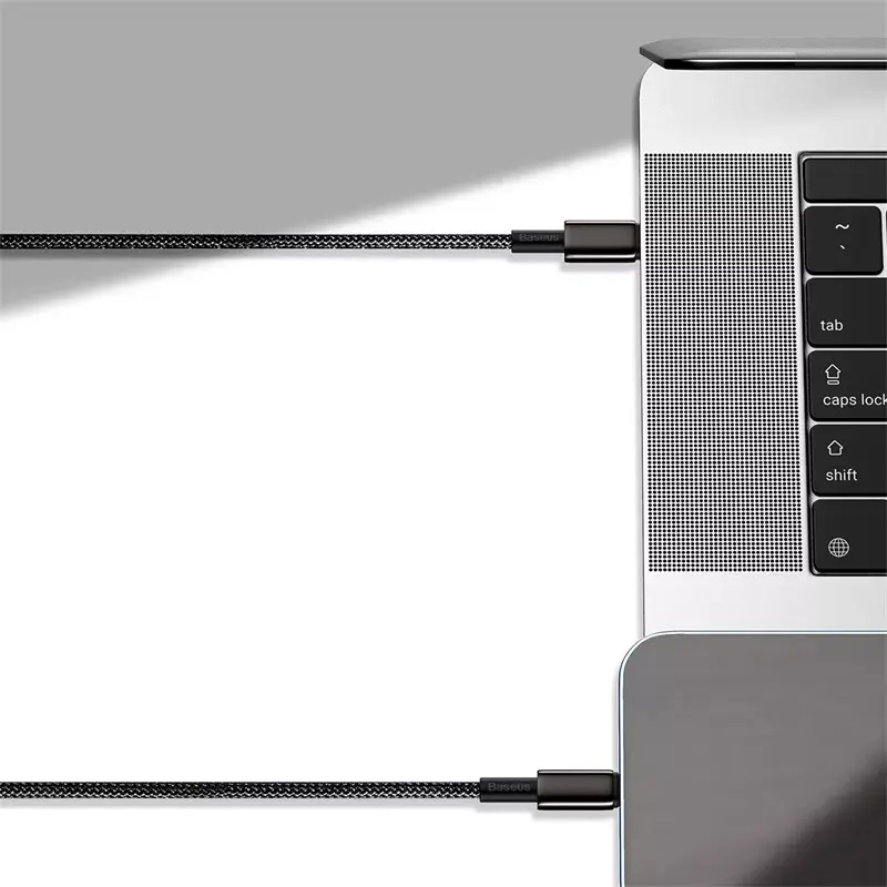 Cable Baseus Tungsten Gold 1 m Black Lightning to USB C