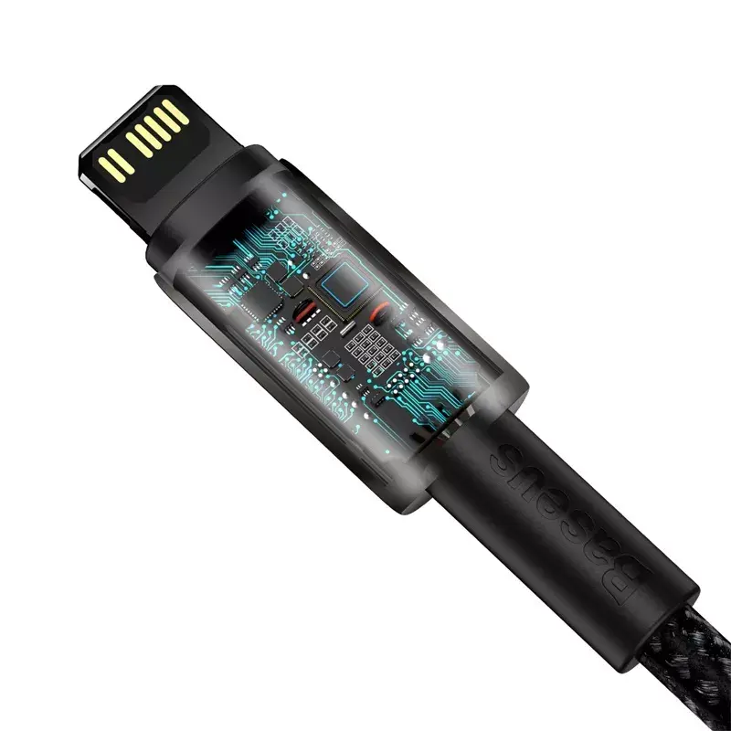 Cable Baseus Tungsten Gold 1 m Black Lightning to USB C