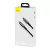 Cable Baseus Tungsten Gold 1 m Black Lightning to USB C