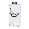 Cable Baseus Tungsten Gold 1 m Black Lightning to USB C