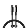 Cable Baseus Tungsten Gold 1 m Black Lightning to USB C