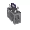 Slimline freestanding dishwasher BEKO DVS05024W — 10 place settings, 45 cm, 49 dB, E class