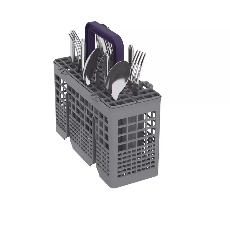 Slimline freestanding dishwasher BEKO DVS05024W — 10 place settings, 45 cm, 49 dB, E class