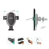 Car phone mount CHOETECH T536-S with 10W wireless charging, dashboard/windshield installation
