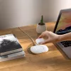 Wireless charging pad CHOETECH T550-F-v2 15W White — Qi-compatible 15W fast wireless charger