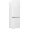 Freestanding fridge BEKO RCSA300K40WN, 291 L total (204 L fridge, 87 L freezer), E class, reversible door, LED, 181.3 cm, white