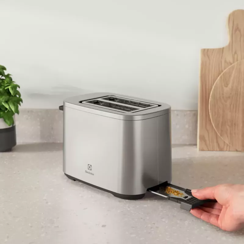 Toaster Electrolux 910003704 E5T1-4ST 2 slice(s) 800 W Stainless steel