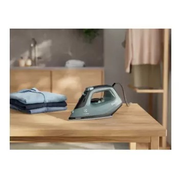 Electrolux E5SI2-6OG Steam iron Glissium soleplate 2400 W Black, Dark Green