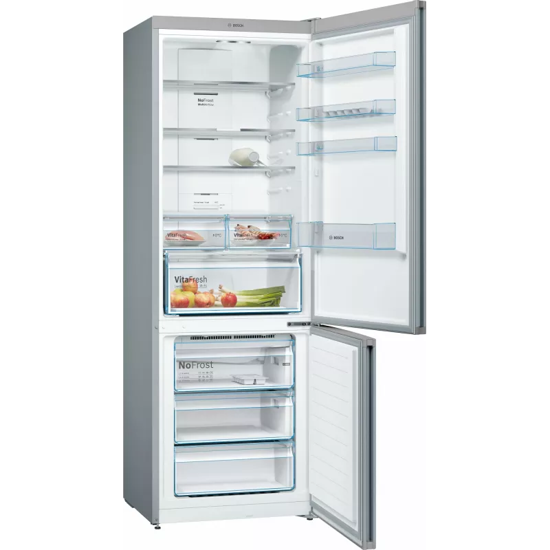 Bosch Serie 4 KGN49XLEA fridge-freezer Freestanding 438 L Stainless steel