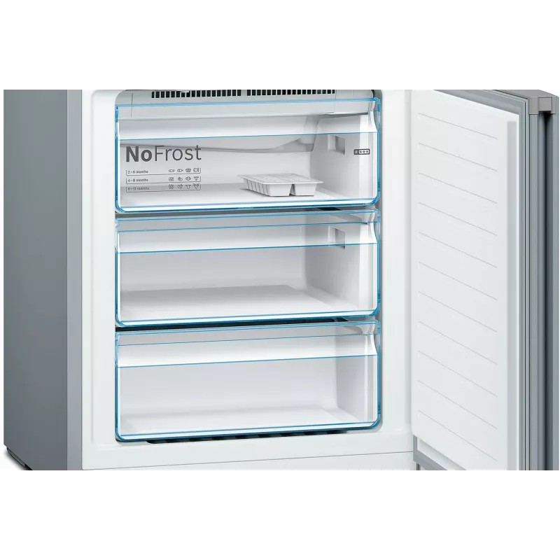 Bosch Serie 4 KGN49XLEA fridge-freezer Freestanding 438 L Stainless steel