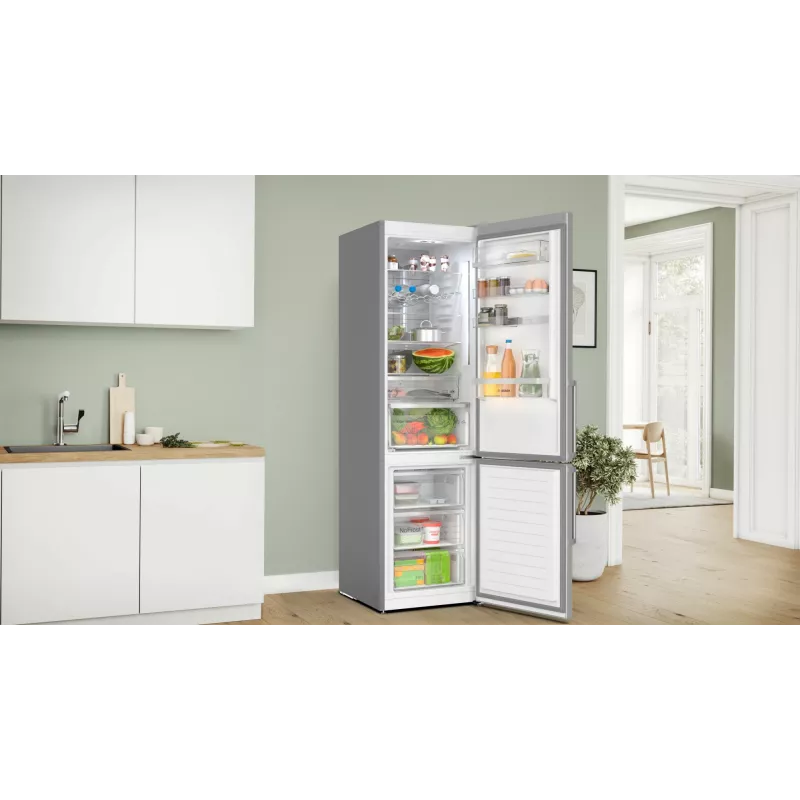 Bosch Serie 6 KGN39AIBT fridge-freezer Freestanding 363 L Stainless steel