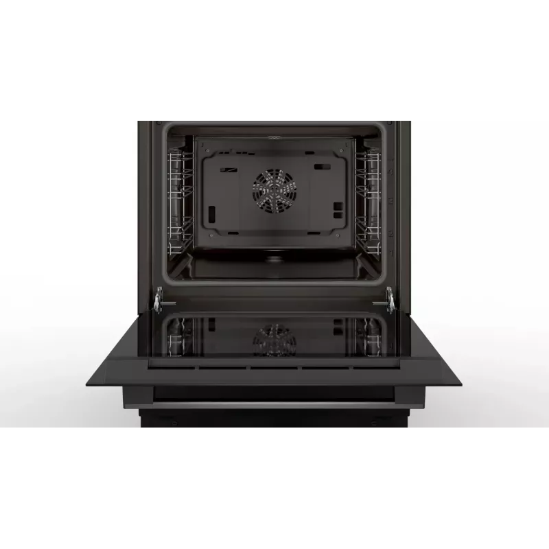 Bosch Serie 4 HLN39A060U cooker Freestanding cooker Electric Zone induction hob Black