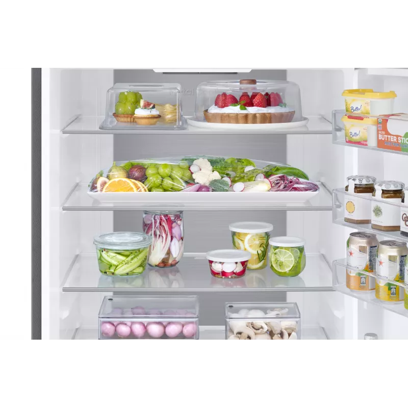 Samsung RB53DG703ES9EO fridge-freezer Freestanding 538 L Platinum, Stainless steel