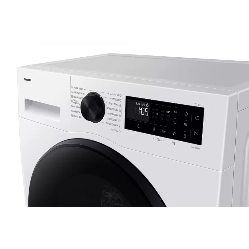 Samsung WD90DG5G34BELE washer dryer Freestanding Front-load White