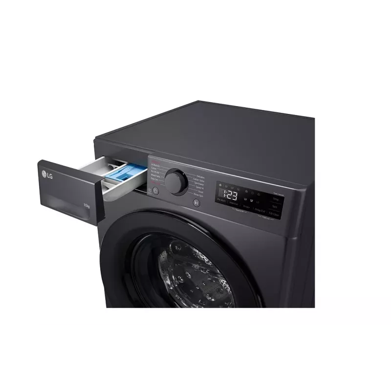 LG F4WR510SBM washing machine Front-load 10 kg 1360 RPM Black