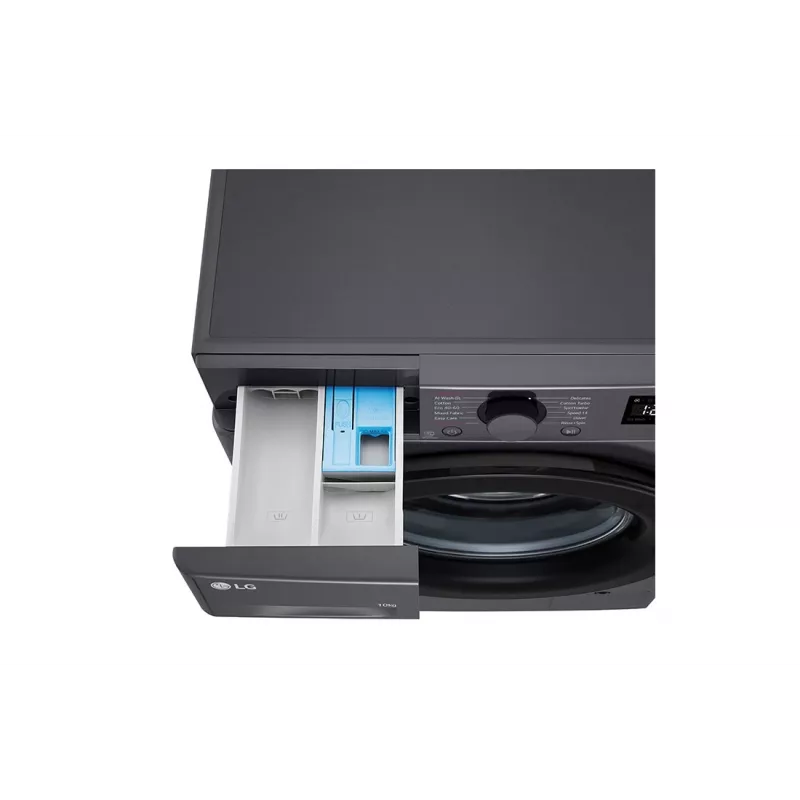 LG F4WR510SBM washing machine Front-load 10 kg 1360 RPM Black
