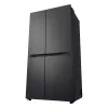 LG GSBC40EPPE side-by-side refrigerator Freestanding 664 L E Black
